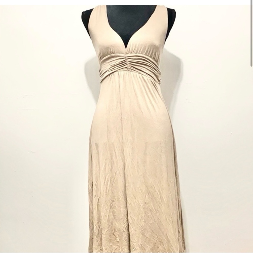 Soprano Soft Beige Summer Dress